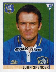 Figurina John Spencer - Premier League Inglese 1995-1996 - Merlin