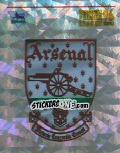 Sticker Club Emblem - Premier League Inglese 1995-1996 n. 298 - Merlin