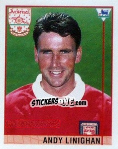 Sticker Andy Linighan - Premier League Inglese 1995-1996 n. 302 - Merlin