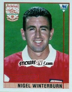 Figurina Nigel Winterburn - Premier League Inglese 1995-1996 - Merlin