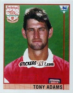 Cromo Tony Adams - Premier League Inglese 1995-1996 - Merlin