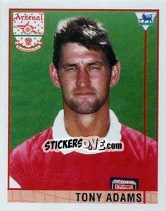 Sticker Tony Adams - Premier League Inglese 1995-1996 n. 307 - Merlin