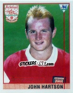 Cromo John Hartson - Premier League Inglese 1995-1996 - Merlin