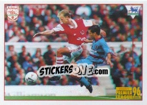 Figurina Dennis Bergkamp (Superstar) - Premier League Inglese 1995-1996 - Merlin