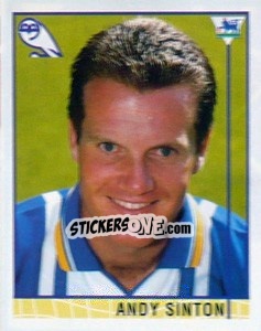 Cromo Andy Sinton - Premier League Inglese 1995-1996 - Merlin