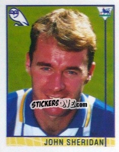 Cromo John Sheridan - Premier League Inglese 1995-1996 - Merlin