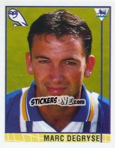 Figurina Marc Degryse - Premier League Inglese 1995-1996 n. 338 - Merlin
