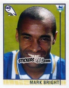 Cromo Mark Bright - Premier League Inglese 1995-1996 n. 343 - Merlin