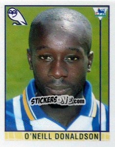 Sticker O'Neill Donaldson - Premier League Inglese 1995-1996 n. 344 - Merlin