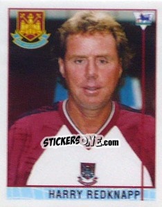 Figurina Harry Redknapp (Manager) - Premier League Inglese 1995-1996 - Merlin