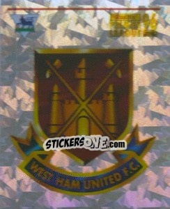 Sticker Club Emblem - Premier League Inglese 1995-1996 n. 350 - Merlin