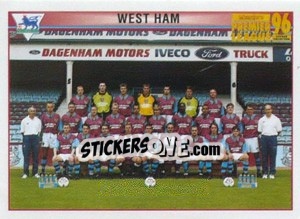 Sticker Team Photo - Premier League Inglese 1995-1996 - Merlin