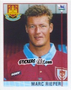 Sticker Marc Rieper - Premier League Inglese 1995-1996 n. 355 - Merlin