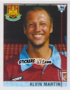 Sticker Alvin Martin - Premier League Inglese 1995-1996 - Merlin