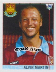 Cromo Alvin Martin - Premier League Inglese 1995-1996 - Merlin