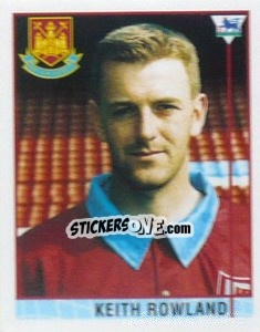 Sticker Keith Rowland - Premier League Inglese 1995-1996 - Merlin