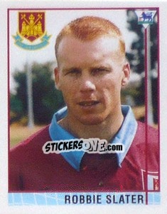 Figurina Robbie Slater - Premier League Inglese 1995-1996 - Merlin