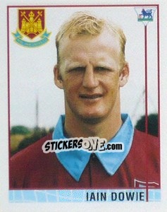Sticker Iain Dowie - Premier League Inglese 1995-1996 - Merlin