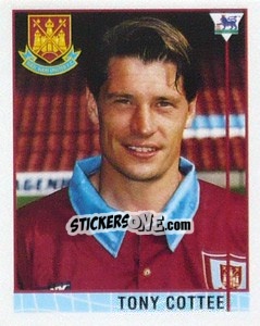 Cromo Tony Cottee - Premier League Inglese 1995-1996 - Merlin