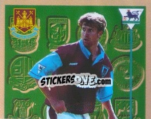 Figurina John Moncur (Leading Player 1/2) - Premier League Inglese 1995-1996 - Merlin