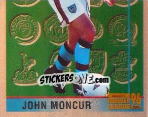 Sticker John Moncur (Leading Player 2/2) - Premier League Inglese 1995-1996 n. 374 - Merlin