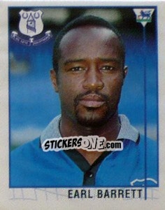 Sticker Earl Barrett - Premier League Inglese 1995-1996 - Merlin