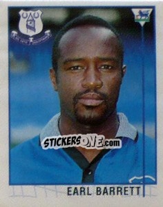 Figurina Earl Barrett - Premier League Inglese 1995-1996 - Merlin