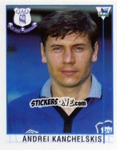Sticker Andrei Kanchelskis - Premier League Inglese 1995-1996 - Merlin