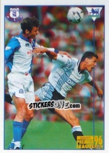 Sticker Paul Rideout (Superstar) - Premier League Inglese 1995-1996 - Merlin