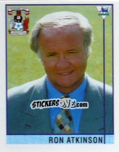 Sticker Ron Atkinson (Manager) - Premier League Inglese 1995-1996 n. 401 - Merlin