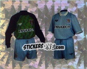 Figurina Home Kits - Premier League Inglese 1995-1996 - Merlin