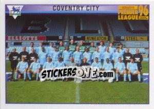 Cromo Team Photo - Premier League Inglese 1995-1996 - Merlin