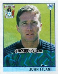 Cromo John Filan - Premier League Inglese 1995-1996 - Merlin