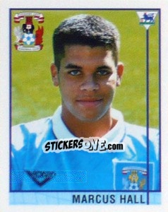 Figurina Marcus Hall - Premier League Inglese 1995-1996 - Merlin