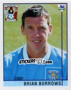 Cromo Brian Borrows - Premier League Inglese 1995-1996 - Merlin