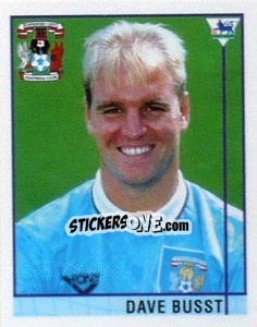 Figurina Dave Busst - Premier League Inglese 1995-1996 - Merlin
