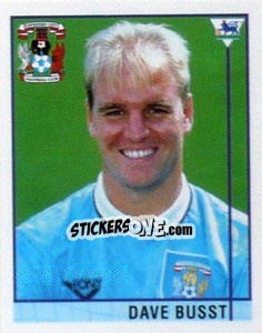 Sticker Dave Busst - Premier League Inglese 1995-1996 n. 410 - Merlin