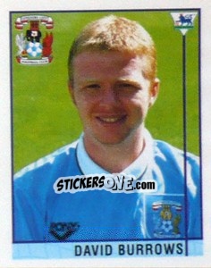 Cromo David Burrows - Premier League Inglese 1995-1996 - Merlin
