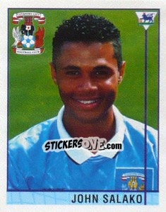 Sticker John Salako - Premier League Inglese 1995-1996 n. 420 - Merlin