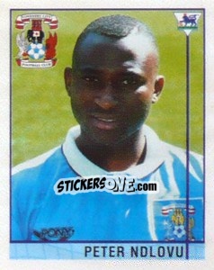 Sticker Peter Ndlovu - Premier League Inglese 1995-1996 - Merlin