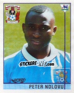 Cromo Peter Ndlovu - Premier League Inglese 1995-1996 - Merlin