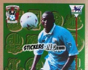 Sticker Peter Ndlovu (Leading Player 1/2) - Premier League Inglese 1995-1996 - Merlin