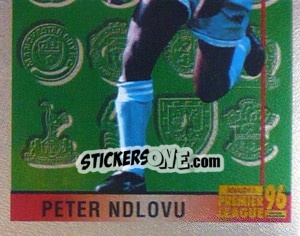 Sticker Peter Ndlovu (Leading Player 2/2) - Premier League Inglese 1995-1996 - Merlin