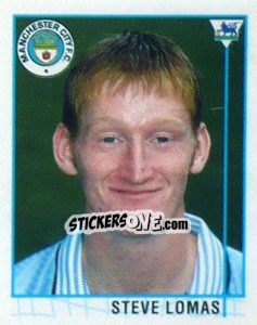 Figurina Steve Lomas - Premier League Inglese 1995-1996 - Merlin