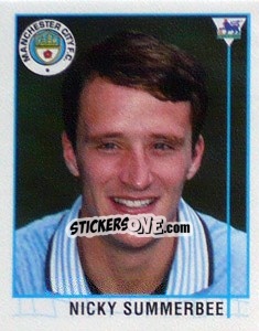 Figurina Nicky Summerbee - Premier League Inglese 1995-1996 - Merlin