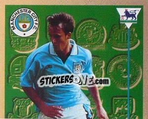 Cromo Nicky Summerbee (Leading Player 1/2) - Premier League Inglese 1995-1996 - Merlin