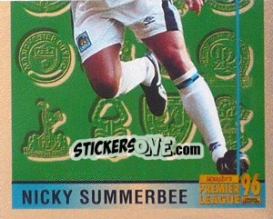 Figurina Nicky Summerbee (Leading Player 2/2) - Premier League Inglese 1995-1996 - Merlin