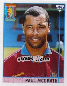 Cromo Paul McGrath - Premier League Inglese 1995-1996 - Merlin