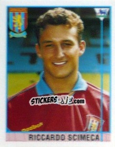 Sticker Riccardo Scimeca - Premier League Inglese 1995-1996 - Merlin