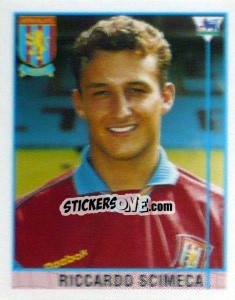 Sticker Riccardo Scimeca - Premier League Inglese 1995-1996 n. 461 - Merlin